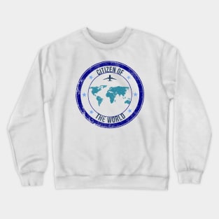 Travel the world stamp Crewneck Sweatshirt